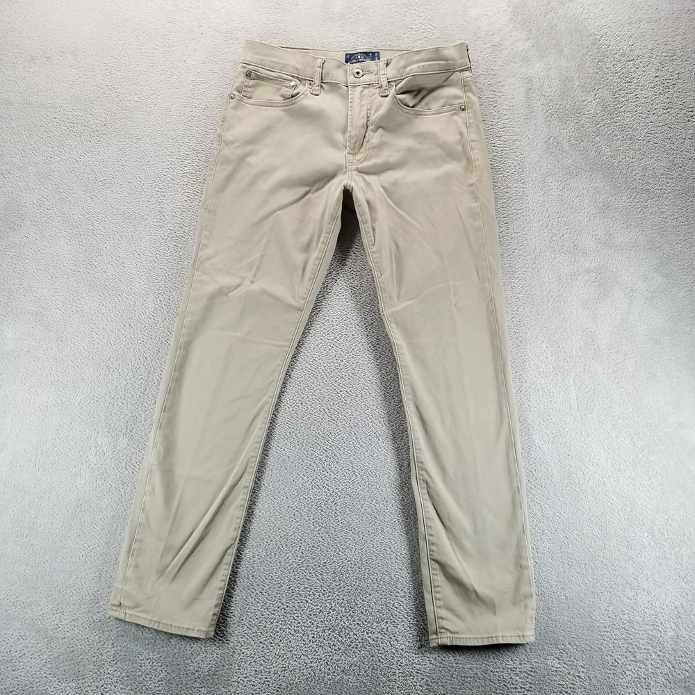 Lucky Brand Pants Mens 30x30 Beige 121 Heritage Slim Chino Stretch Casual Office